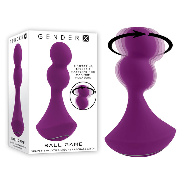 Gender X Ball Game Pink 13.5 Cm Usb Rechargeable Vibrating Butt Plug Vibrating Butt Plugs