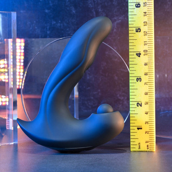 Gender X Mad Tapper Black Usb Rechargeable Double Tapping Vibrating Massager Vibrating Butt Plugs