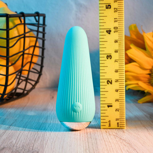 Gender X O Cone Blue 10.8 Cm (4.25'') Usb Rechargeable Bullet Bullets
