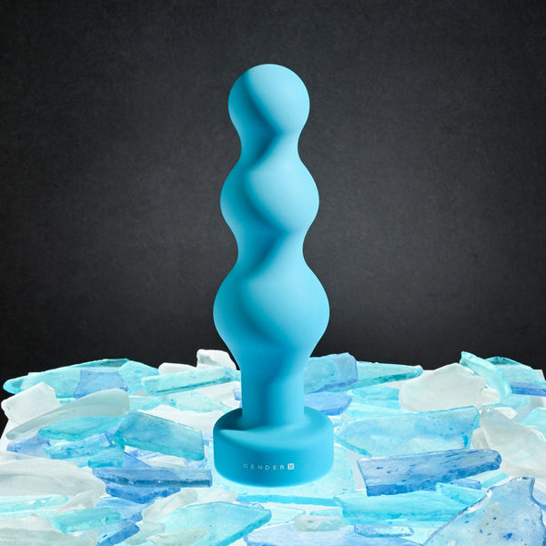 Gender X Plugged Up Blue 13.6 Cm Usb Rechargeable Butt Vibrating Butt Plugs