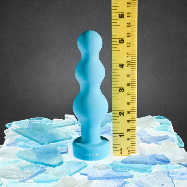 Gender X Plugged Up Blue 13.6 Cm Usb Rechargeable Butt Vibrating Butt Plugs