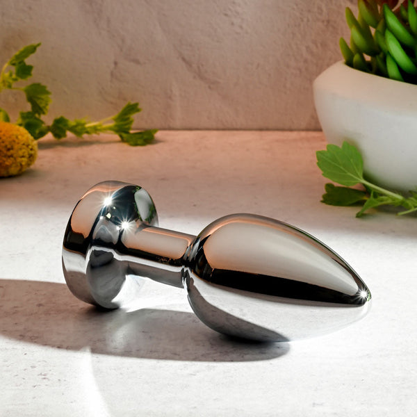 Gender X Rockin Metal Plug Xl Chrome 10.5 Cm Usb Rechargeable Vibrating Butt Vibrating Butt Plugs