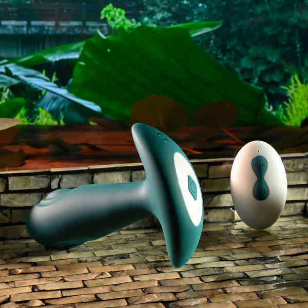 Gender X Tunnel Tapper Grey 12.1 Cm Usb Rechargeable Tapping Anal Plug With Wireless Remote Vibrating Butt Plugs