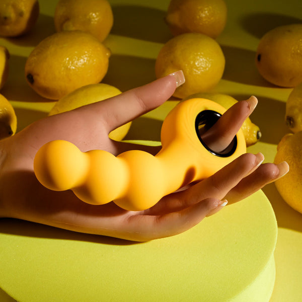 Gender X Bumble Yellow 14.9 Cm Usb Rechargeable Butt Plug Vibrating Butt Plugs