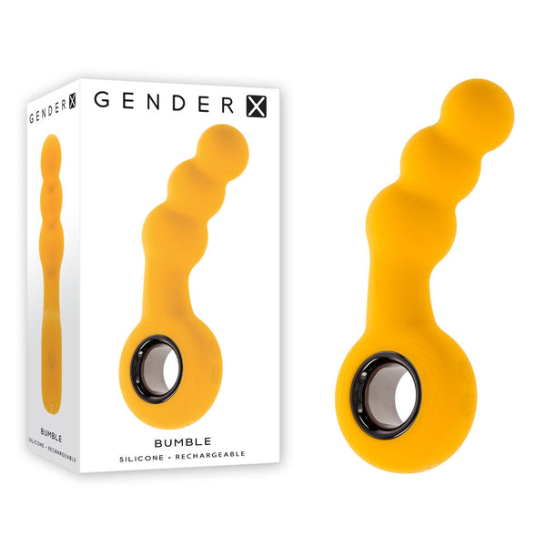 Gender X Bumble Yellow 14.9 Cm Usb Rechargeable Butt Plug Vibrating Butt Plugs