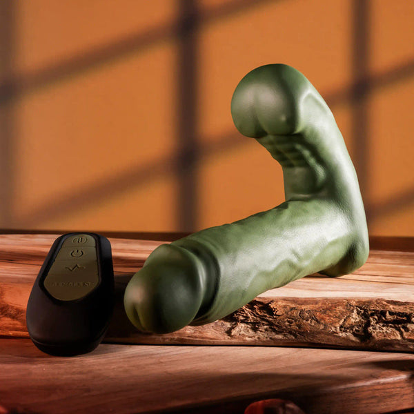 Gender X The Hunk Green 15.2 Cm Usb Rechargeable Thrusting  With Remote Wireless s