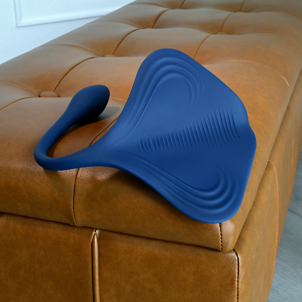 Gender X Daily Grind Blue Usb Rechargeable Grinding Pad With Anal Plug Vibrating Butt Plugs