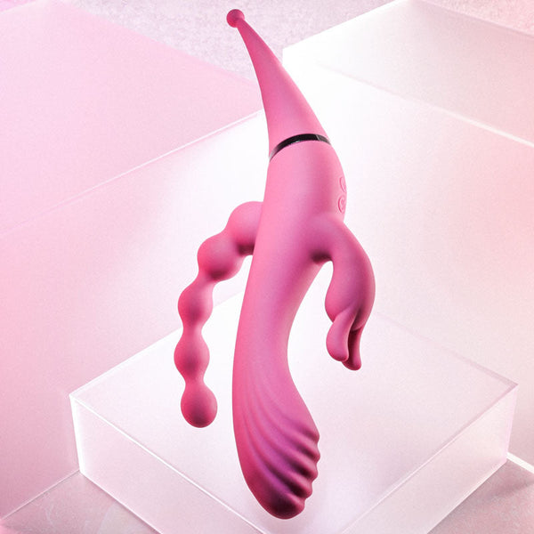 Gender X Four By Pink 27.5 Cm Usb Rechargeable Multi  Wireless s
