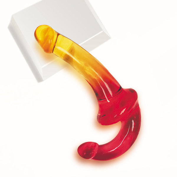 Shades 9.5'' Strapless Double Dong Pink/Orange 24 Cm Double Ended Dildos