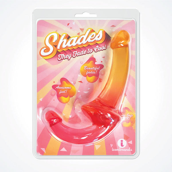 Shades 9.5'' Strapless Double Dong Pink/Orange 24 Cm Double Ended Dildos