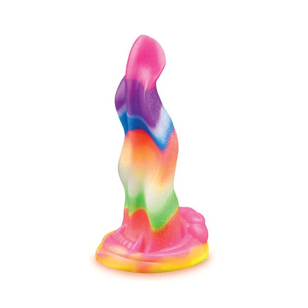 Alien Nation Lick Of The Lair Glow In Dark Rainbow 17.8 Cm Fantasy Dong Fantasy Dildos