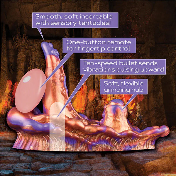 Alien Nation Copperhead Coloured Usb Rechargeable Vibrating Fantasy Grinder Pad With Remote Sex Grinders