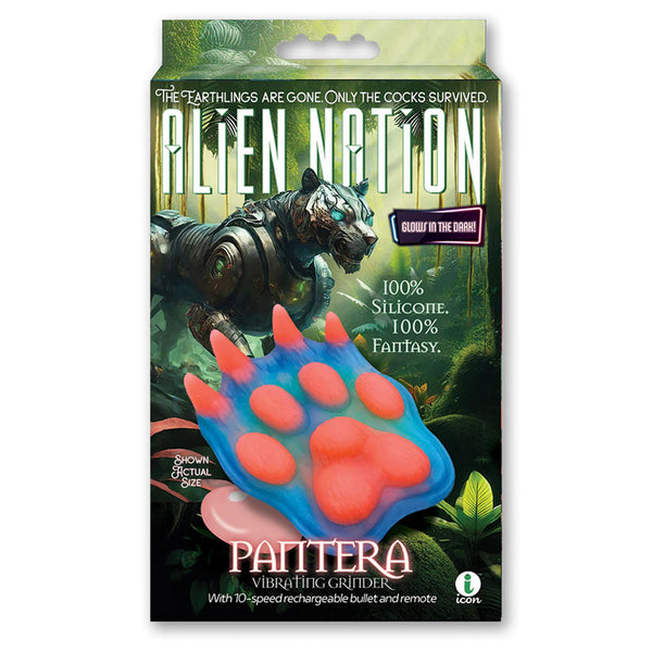 Alien Nation Pantera Coloured Usb Rechargeable Vibrating Fantasy Grinder Pad With Remote Sex Grinders