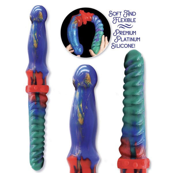Alien Nation Double Demon Coloured 35 Cm Fantasy Dildo Fantasy Dildos