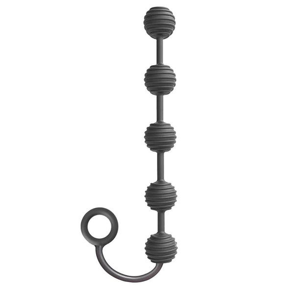 S Drops Silicone Anal Beads Black Anal Balls & Beads