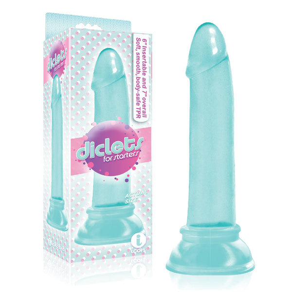 The 9'S Diclets Aqua 17.8 Cm (7") Dong Realistic Dildos