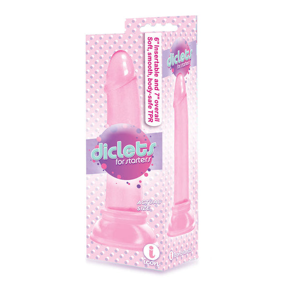 The 9'S Diclets Pink 17.8 Cm (7'') Dong Realistic Dildos