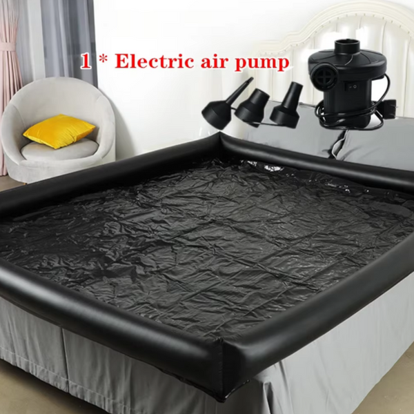 Inflatable Water Mattress Massage Sex Furniture Waterproof Oil Proof Wet Body Slave Training Accessories Sm Game For Couple Sex Bedding