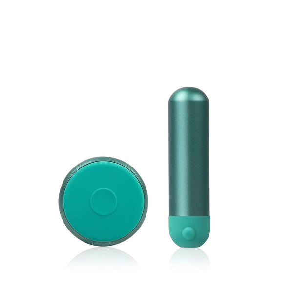 Jimmyjane Mini Chroma Teal 7.8 Cm Usb Rechargeable Bullet With Wireless Remote Bullets