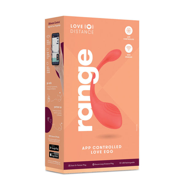 Love Distance Range Coral Rechargeable Egg With App Contol Bullets