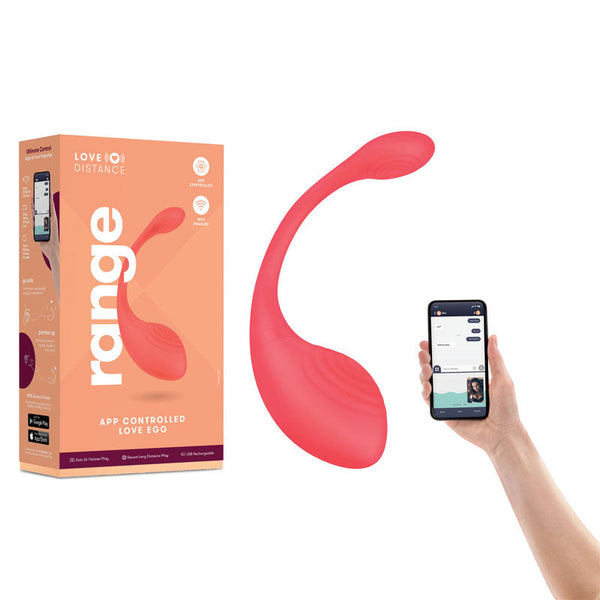 Love Distance Range Coral Rechargeable Egg With App Contol Bullets
