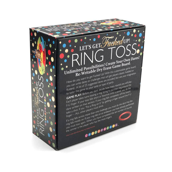 Lets Get Fucked Up Ring Toss Adult Party Game Sex Games