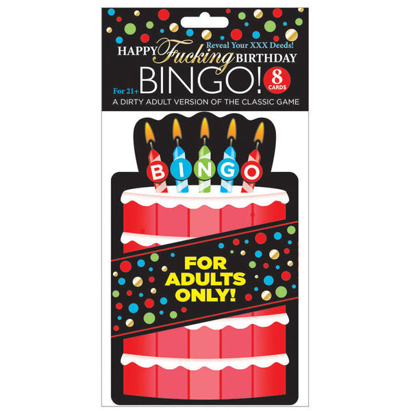 Happy Fucking Birthday Bingo Party Game Sex Games