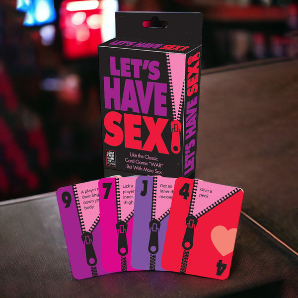Let's Have Sex Naughty Card Game Sex Games