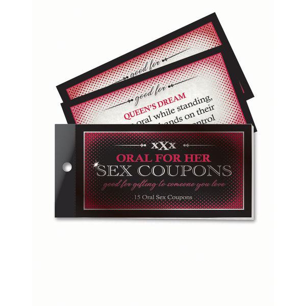 Oral For Her Sex Coupons Set Of 15 Sex Games