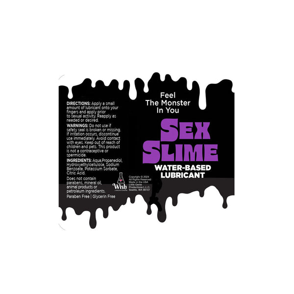 Sex Slime Purple Water Based Lubricant 60 Ml Bottle Lubricants