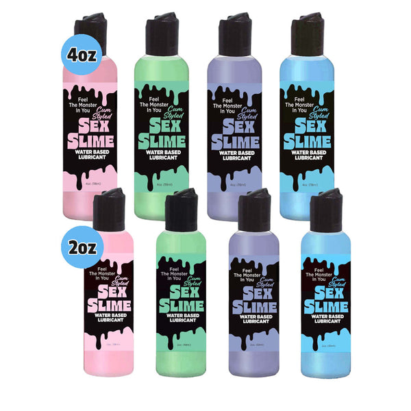 Sex Slime Cum Style Creature Lube Green 60 Ml Water Based Lubricant Bottle Lubricants