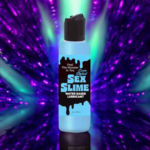 Sex Slime Cum Style Creature Lube Blue 60 Ml Water Based Lubricant Bottle Lubricants