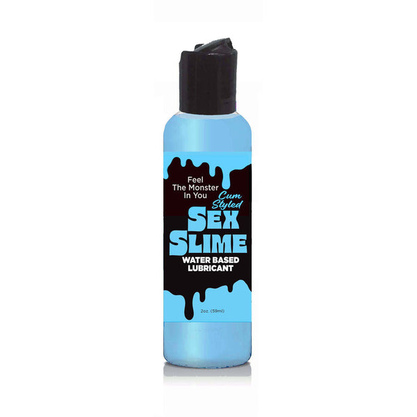 Sex Slime Cum Style Creature Lube Blue 60 Ml Water Based Lubricant Bottle Lubricants