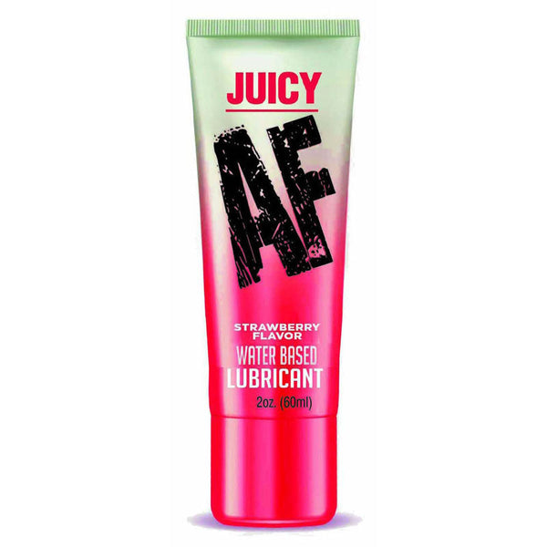 Juicy Af Strawberry Flavoured Water Based Lubricant 60 Ml Tube Lubricants