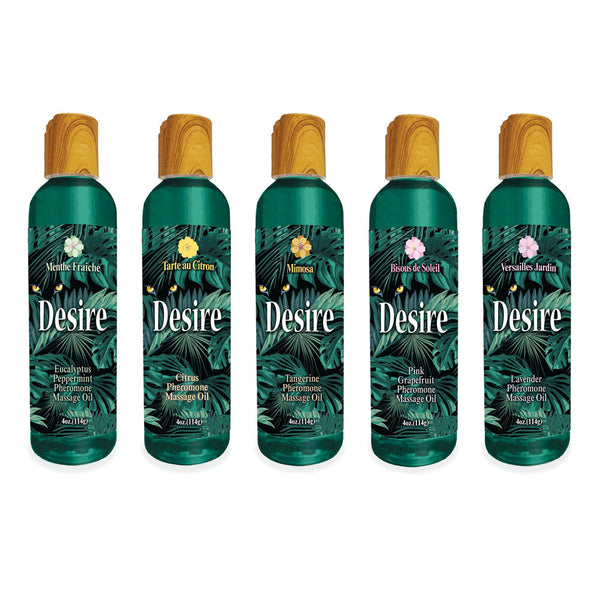 Desire Pheromone Massage Oil Tangerine Scented 118 Ml Lubricants