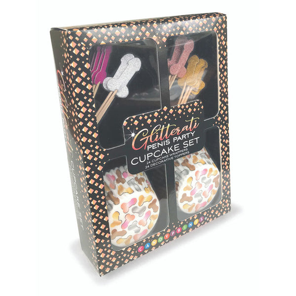 Glitterati  Party Cupcake Set Of 24 Party Gags & Tricks