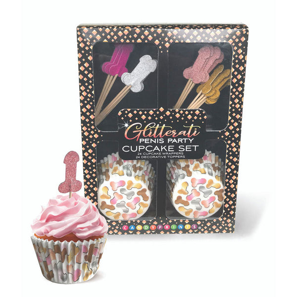 Glitterati  Party Cupcake Set Of 24 Party Gags & Tricks