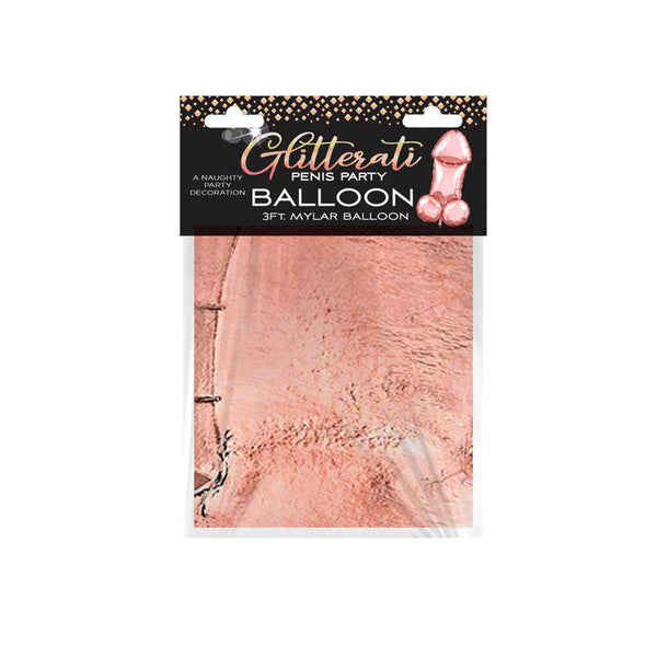Glitterati  Party Balloon 90Cm Mylar Rose Gold Novelty Party Gags & Tricks
