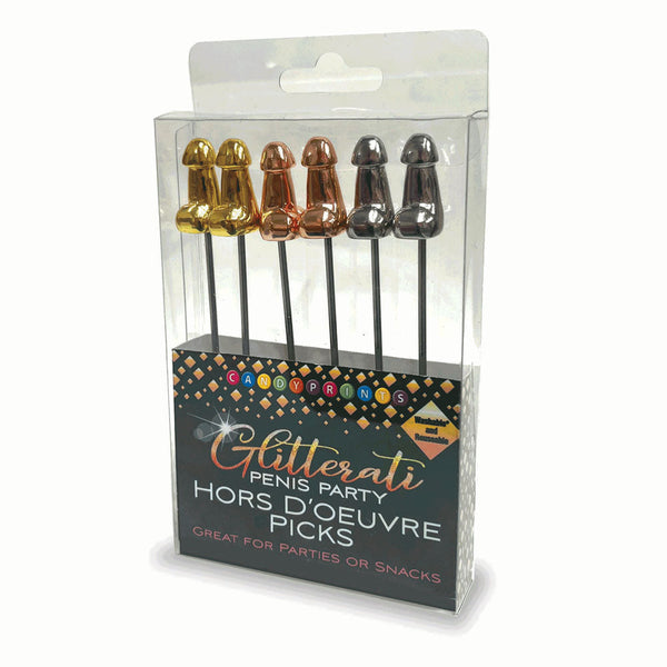 Glitterati Hors D'oeuvre Picks 6 Pack Stainless Steel 18 Cm Food Set Of Parts & Accessories