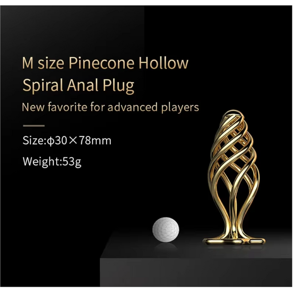 Metal Hollow Small Whirlwind Anal Plug Male And Couple Female Dilation Adult Flirt Dildo Adule Gay Sex Toys Non Vibrating Butt Plugs