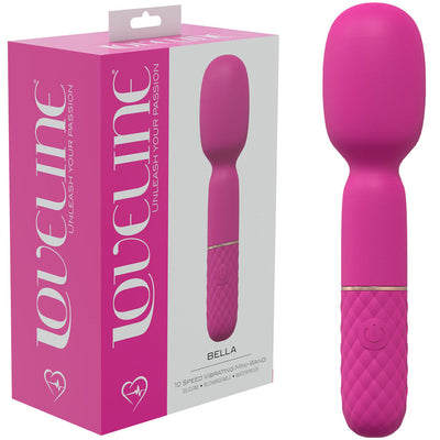 Loveline Bella Pink 14 Cm Usb Rechargeable Massage Wand Massagers & Wands