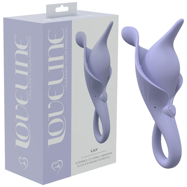 Loveline Lily Lavender Usb Rechargeable Stimulator Massagers & Wands