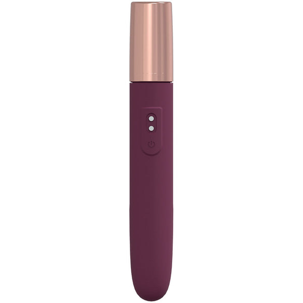 Loveline The Traveler Burgundy 17.6 Cm Usb Rechargeable  With Lube Applicator Wireless s