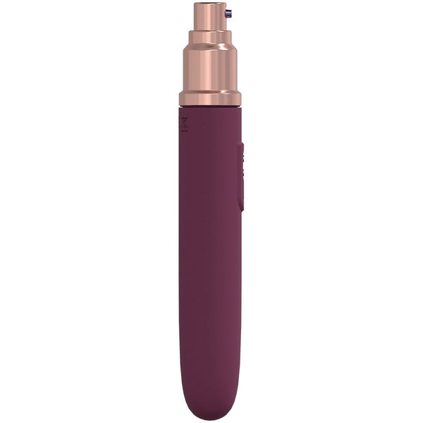 Loveline The Traveler Burgundy 17.6 Cm Usb Rechargeable  With Lube Applicator Wireless s