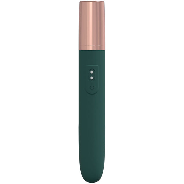Loveline The Traveler Green 17.6 Cm Usb Rechargeable  With Lube Applicator Wireless s
