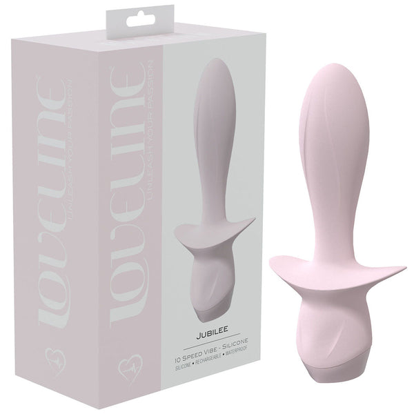 Loveline Jubilee Pink 13.5 Cm Usb Rechargeable Vibrating Anal Plug Vibrating Butt Plugs