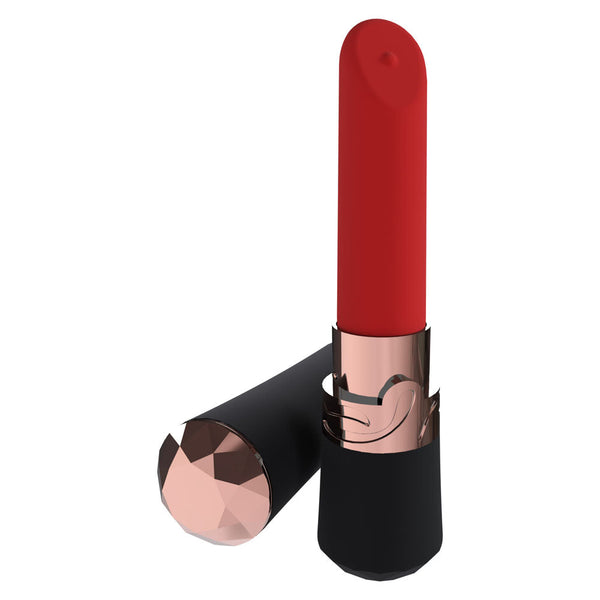 Loveline Dahlia Black Black/Red 12.5 Cm Usb Rechargeable Lipstick  Wireless s