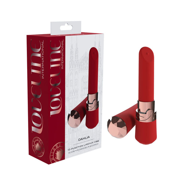 Loveline Dahlia Red 12.5 Cm Usb Rechargeable Lipstick  Wireless s