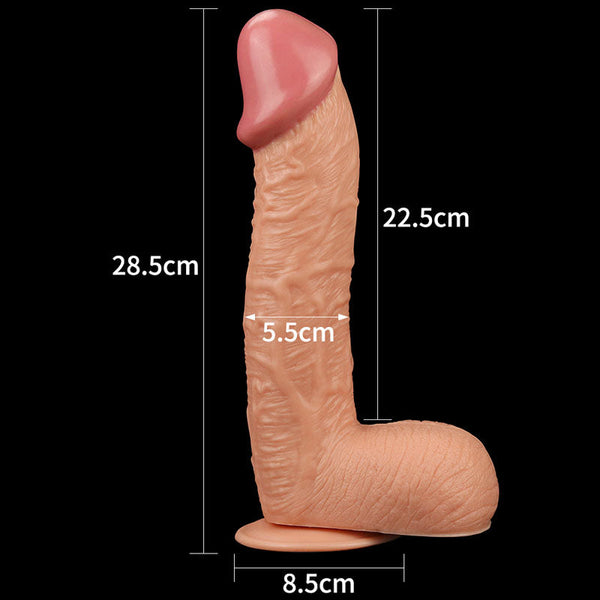 King Size 10.5'' Realistic Dildo Flesh 26.7 Cm Dong Realistic Dildos