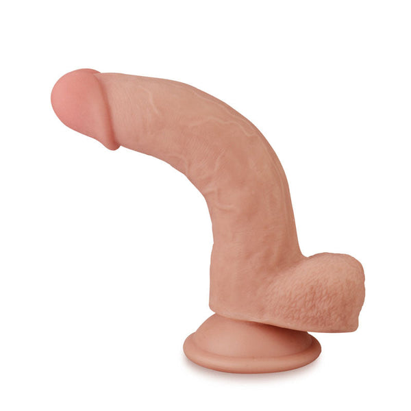 Sliding Skin Dual Layer Dong Flesh 20.3 Cm (8'') With Flexible Realistic Dildos